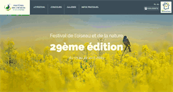Desktop Screenshot of festival-oiseau-nature.com